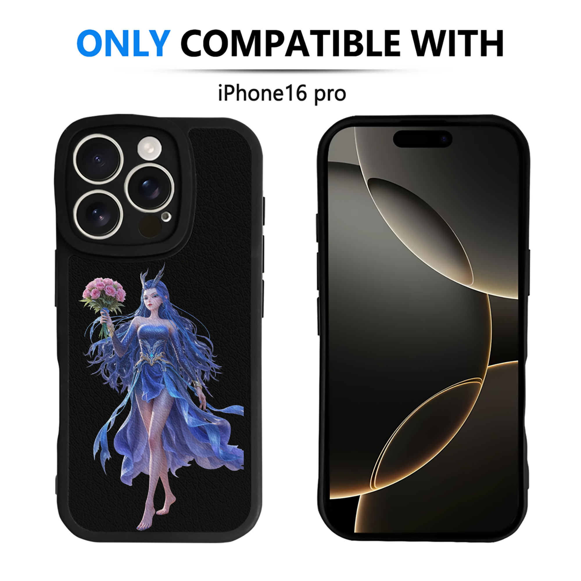 （画像用） Ne Zha 2 ナタ 魔童の大暴れ 【iPhone 16シリーズ対応】シリコンスマホケース（レザー調） 材質：シリコン